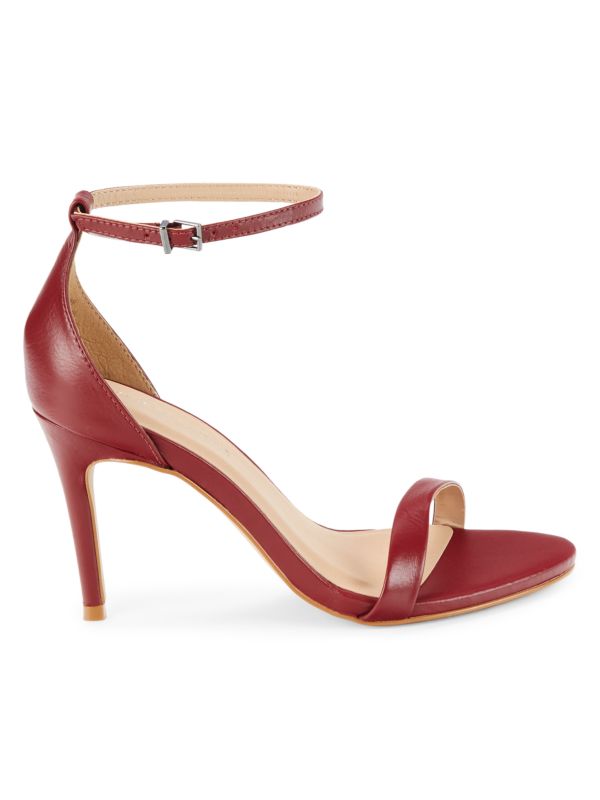 Saks Fifth Avenue Sammiy Leather Heel Sandals